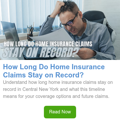 How long do home insurance claims stay on record