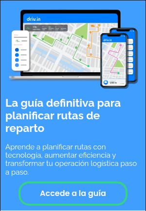 Drivin Planifica tus Rutas Mockup celular y laptop software planificador