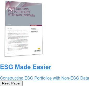 ESG Made Easier  Constructing ESG Portfolios with Non-ESG Data Read Paper