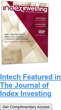 Intech Featured in The Journal of Index Investing Get Complimentary Access