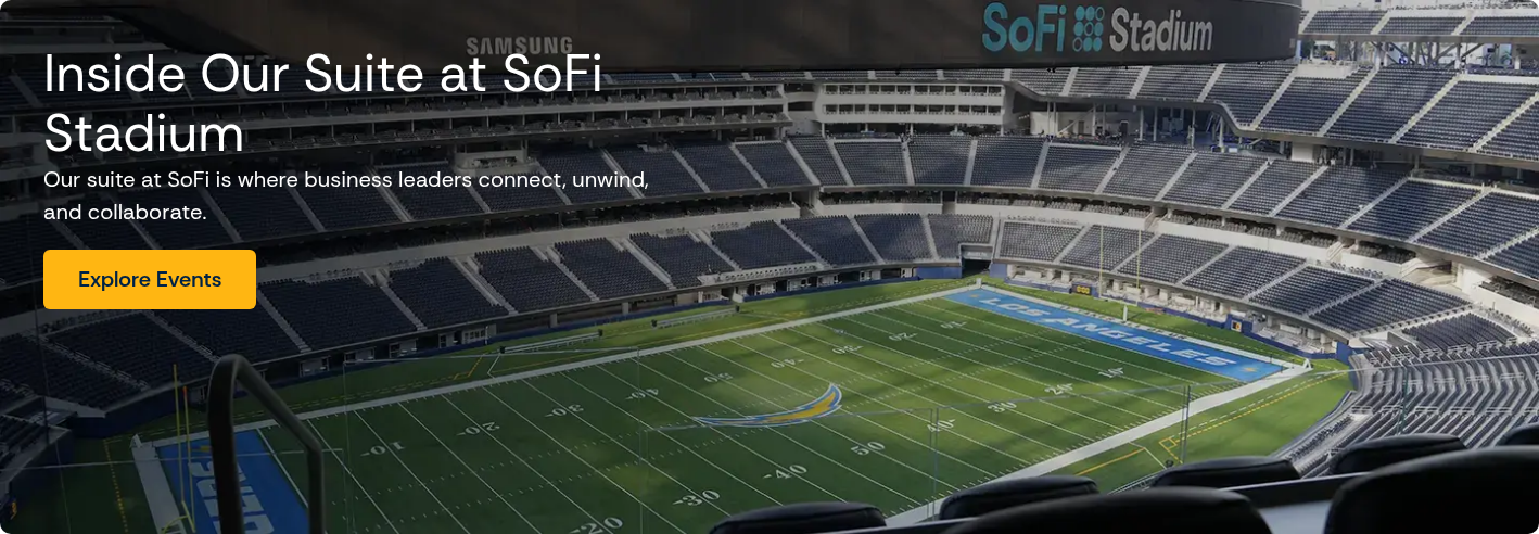Inside Our Suite at SoFi Stadium