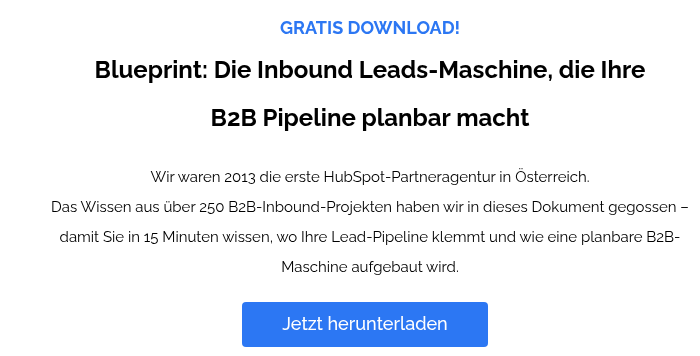 GRATIS DOWNLOAD! Blueprint: Die Inbound Leads-Maschine, die Ihre B2B Pipeline planbar macht