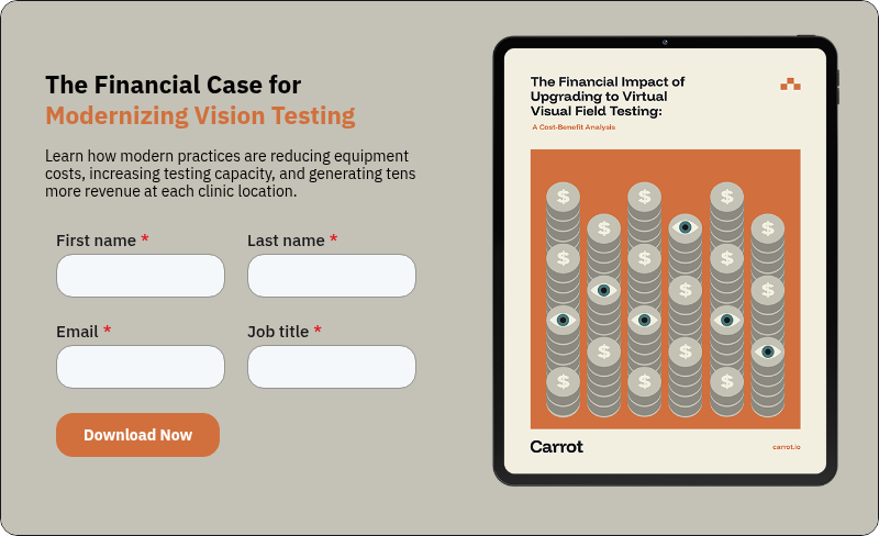 The Financial Case for Modernizing Vision Testing &nbsp; Learn how modern practices are reducing equipment costs, increasing testing capacity, and generating tens more revenue at each clinic location.&nbsp; &nbsp;