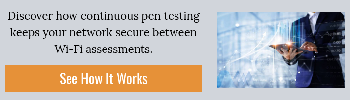 Discover how continuous pen testing keeps your network secure between Wi-Fi assessments.