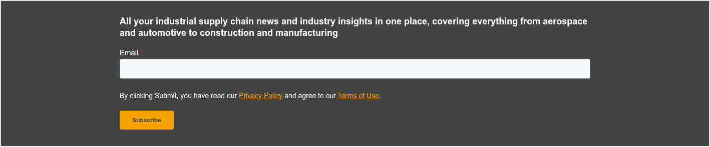 All your industrial supply chain news and industry insights in one place, covering everything from aerospace and automotive to construction and manufacturing