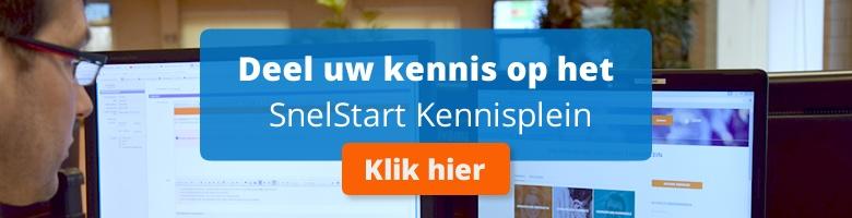 Deel uw kennis op het SnelStart Kennisplein
