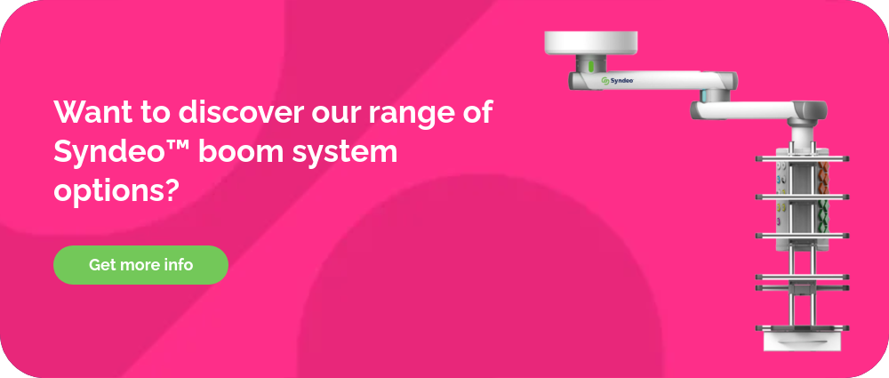 Want to discover our range of Syndeo™ boom system options?