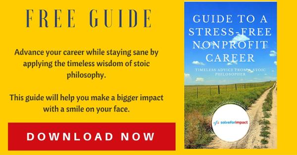 Download Free Guide to a Stress-Free Nonprofit Career