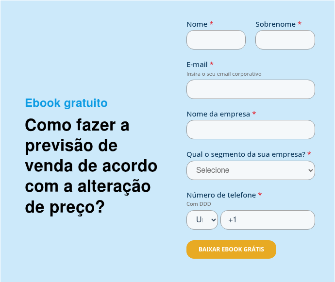 O que é a elasticidade de preços? 1 Ebook gratuito Como fazer a previsão de venda de acordo com a alteração de preço?