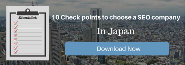 10 check points to choose SEO company in Japan Banner