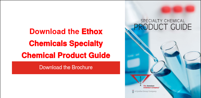 Download the&nbsp;Ethox Chemicals Specialty Chemical Product Guide