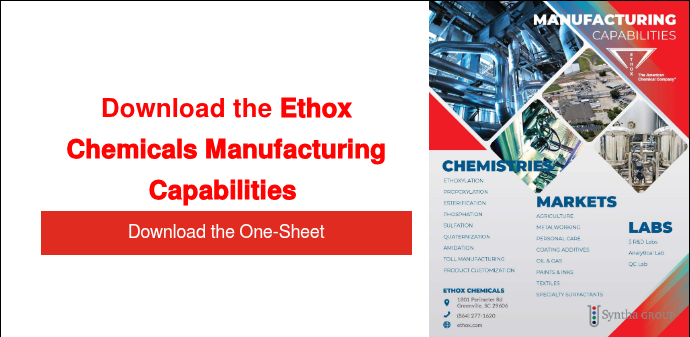 Download the Ethox Chemicals Manufacturing Capabilities&nbsp;