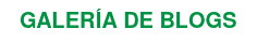 GALERÍA DE BLOGS