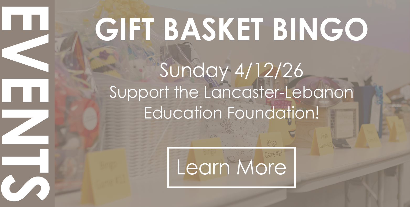 Events image to click on to learn more about Gift Basket Bingo on Sunday, April 12, 2026.