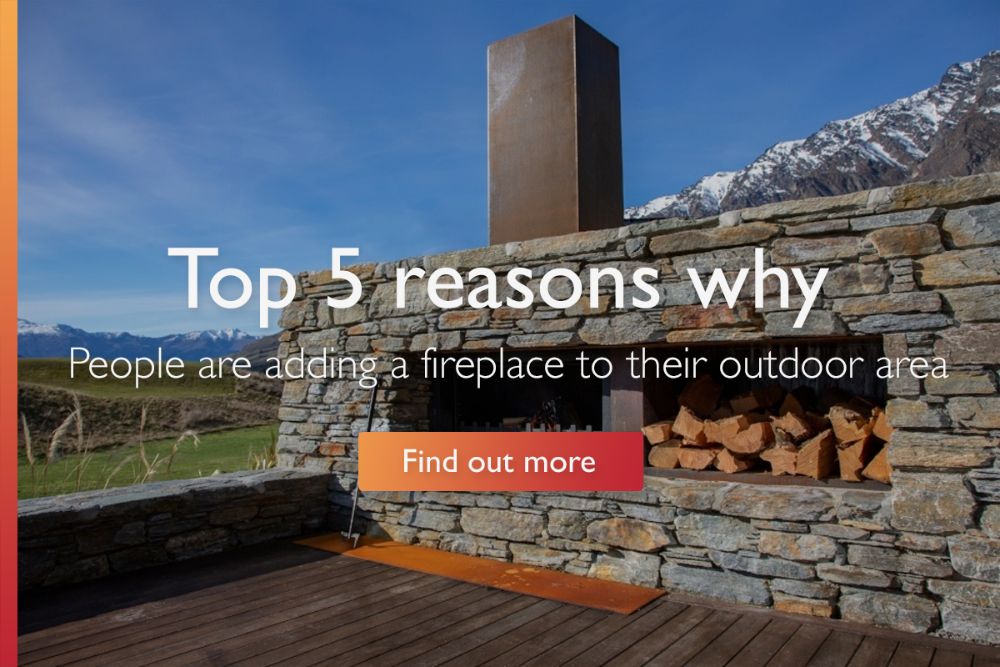 Top 5 reasons to add an outdoor fireplace