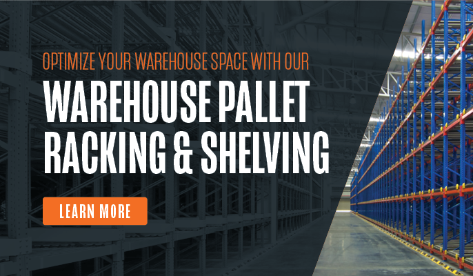 Optimize your warehouse space with our warehouse pallet racking & shelving