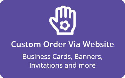 Add video to existing printed cards or designs