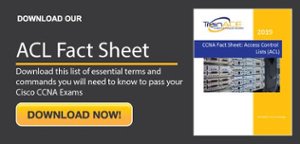 CCNA ACL Fact Sheet