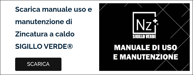 Scarica manuale uso e manutenzione di Zincatura a caldo SIGILLO VERDE®  