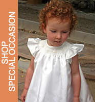 Silk Smocked Baby Bishop