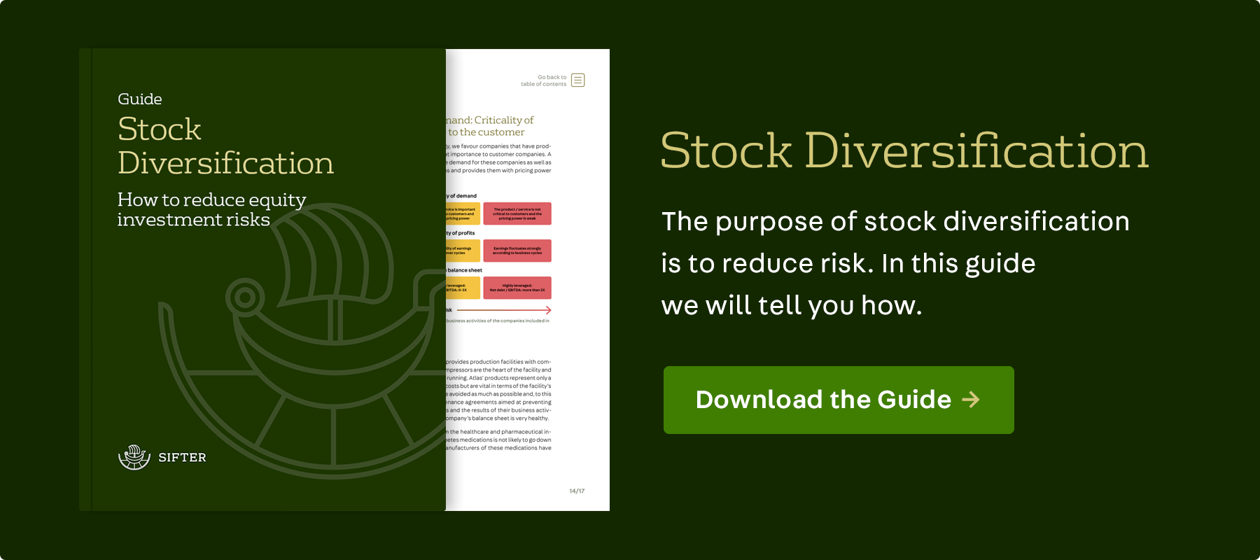 Stock Diversification - Download the Guide