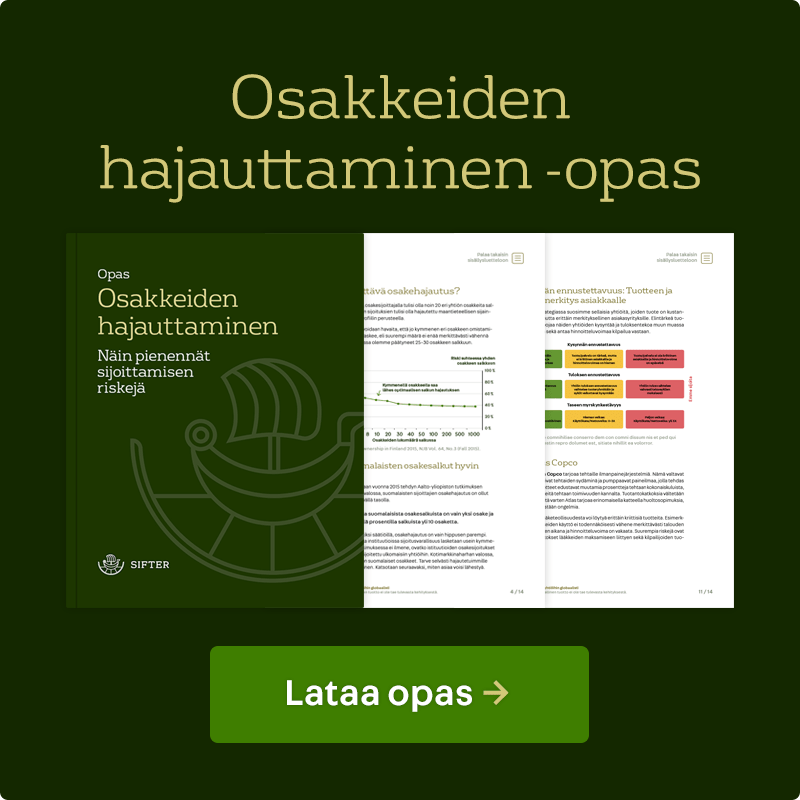 Osakkeiden hajauttaminen - Lataa opas