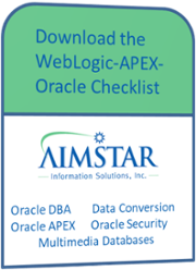 WebLogic-APEX-Oracle-Checklist