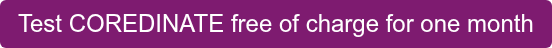 Test COREDINATE free of charge for one month