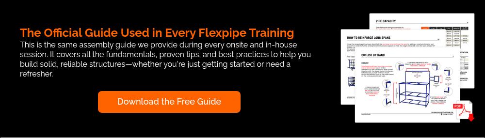 The Official Guide Used in Every Flexpipe Training This is the same assembly guide we provide during every onsite and in-house session. It covers all the fundamentals, proven tips, and best practices to help you build solid, reliable structures&mdash;whether you're just getting started or need a refresher. &nbsp;