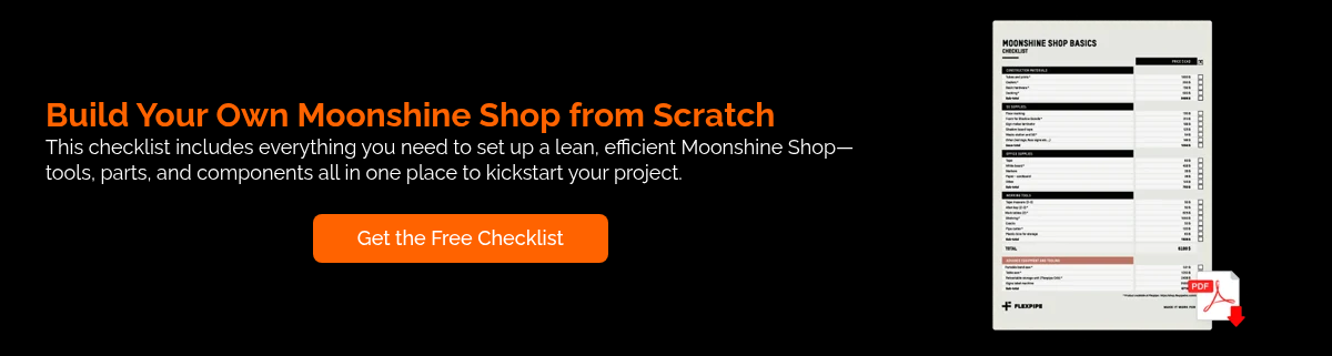 Build Your Own Moonshine Shop from Scratch This checklist includes everything you need to set up a lean, efficient Moonshine Shop—tools, parts, and components all in one place to kickstart your project.