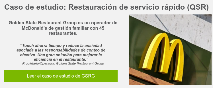 Caso de estudio: Restauración de servicio rápido (QSR)