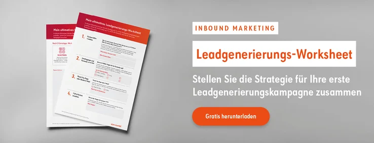 Leadgenerierung Worksheet Inbound Marketing