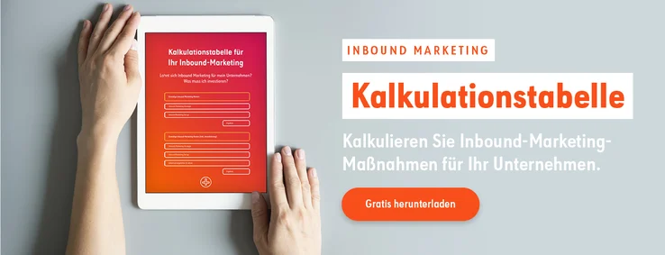 Kalkulationstabelle Inbound Marketing