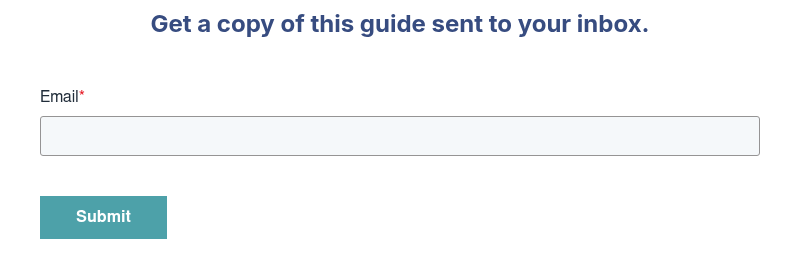 Get a copy of this guide sent to your inbox.