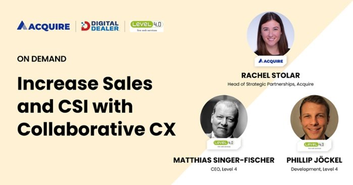 Learn how to increase automotive sales with collaborative cx and Level 4.0