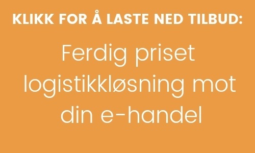 tilbud på logistikkløsning til e-handel
