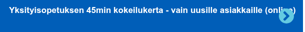 Yksityisopetuksen 45min kokeilukerta - vain uusille asiakkaille (online)