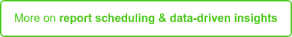 More on report scheduling & data-driven insights
