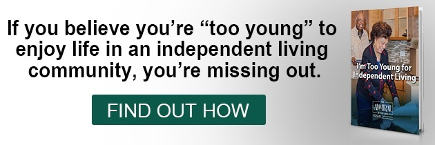 i'm too young for independent living button