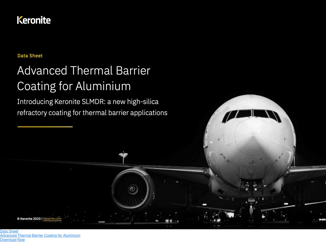 Data Sheet  Advanced Thermal Barrier Coating for Aluminium Download Now