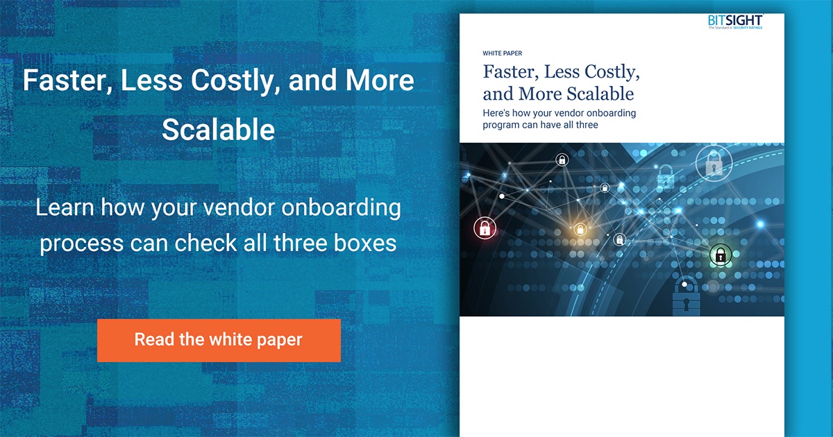 Faster, less costly, and more scalable vendor onboarding