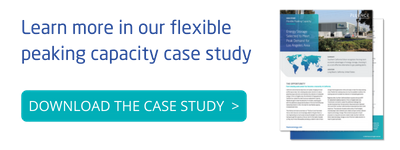 down the case study for flexible peaking capacity with energy storage