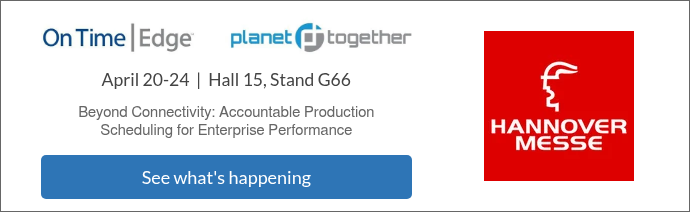 On Time Edge & PlanetTogether at Hannover Messe - see what's happening