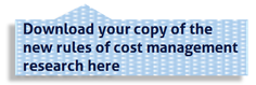 Proxima research | New rules of cost management