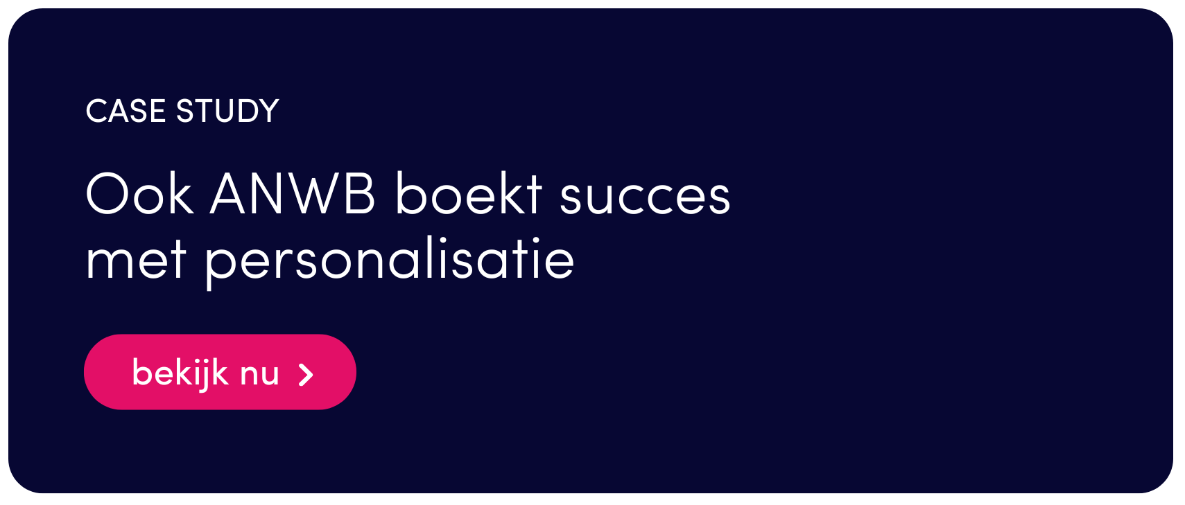 ANWB case study personalisatie