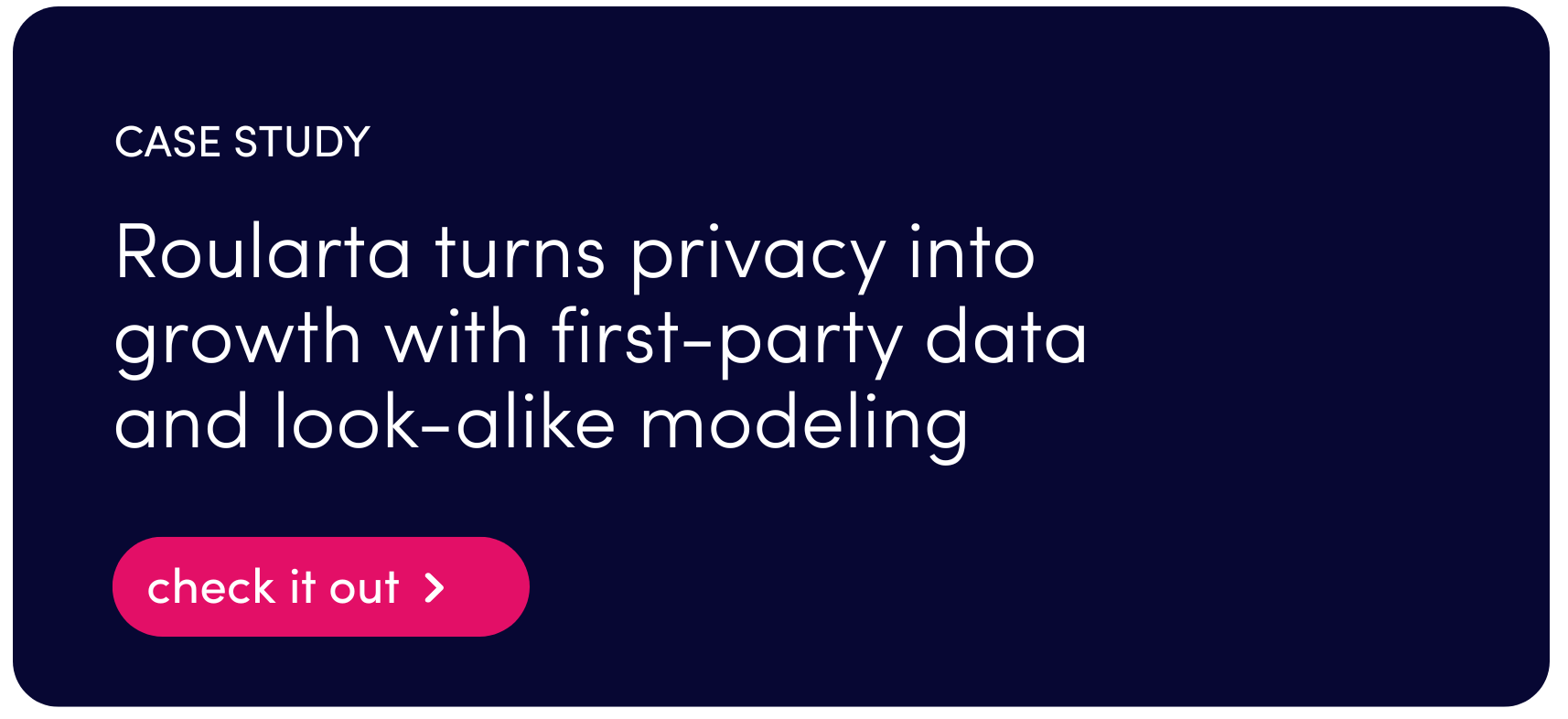 Roularta case study look-alike modeling
