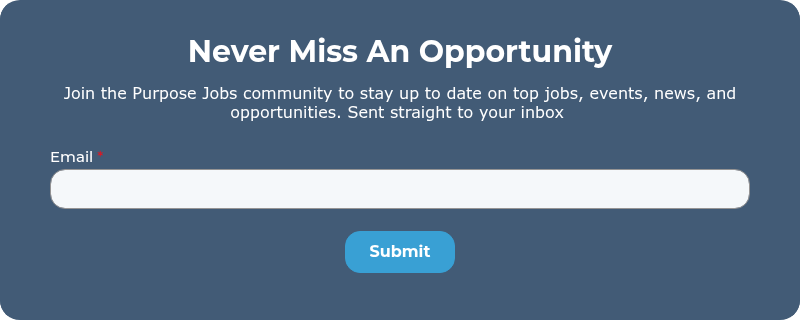 Never Miss An Opportunity