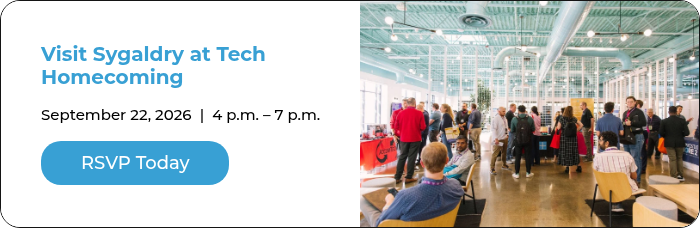 Visit Sygaldry at Tech Homecoming &nbsp; September 22, 2026 &nbsp;| &nbsp;4 p.m. – 7 p.m.