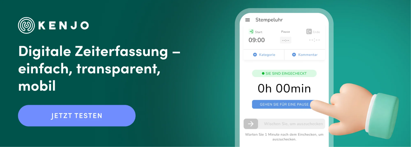 Kenjo Zeiterfassungssoftware