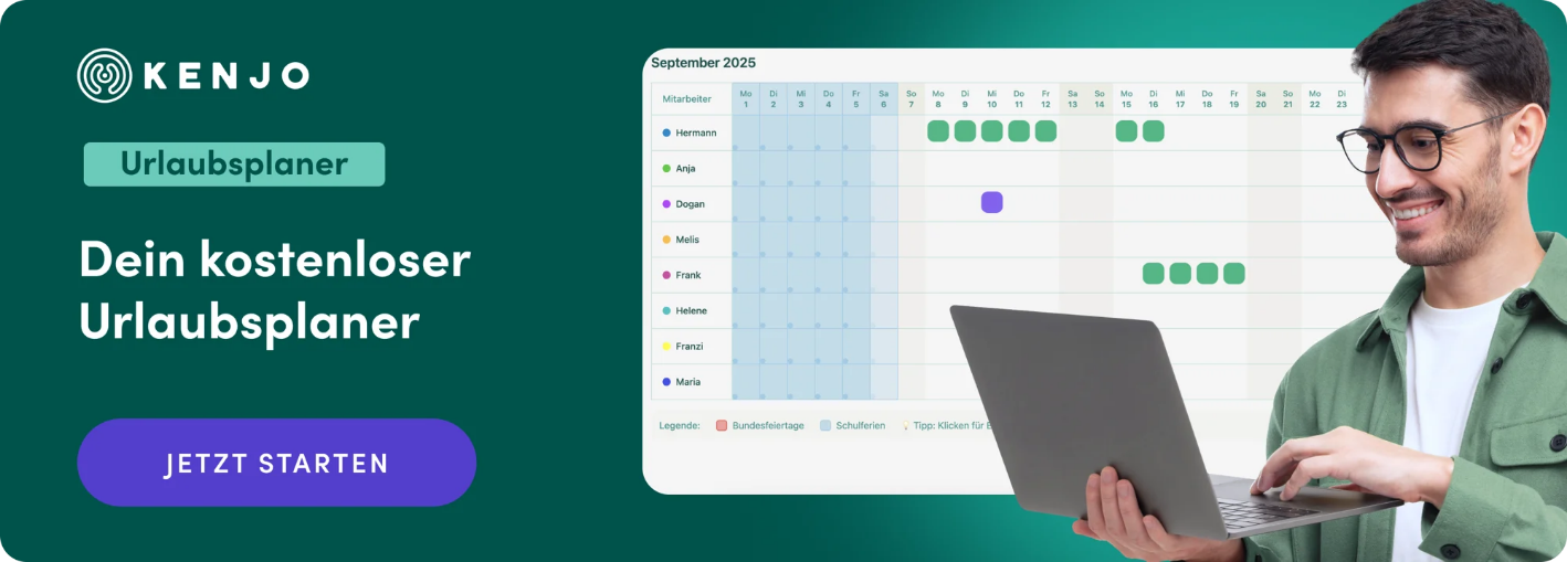 Kostenloser Urlaubsplaner